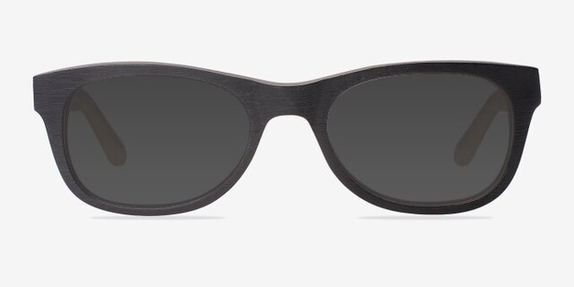 Little Panama Black AcetateEyeglass Frames from EyeBuyDirect, with Tinted Lenses