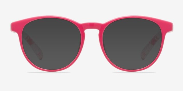 Little Chilling Pink PlasticEyeglass Frames from EyeBuyDirect, with Tinted Lenses