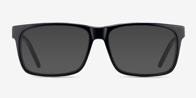 Sydney Black AcetateEyeglass Frames from EyeBuyDirect, with Tinted Lenses