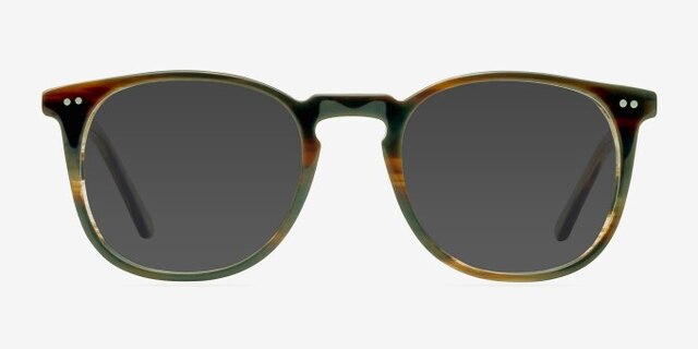 Shade Macchiato AcetateEyeglass Frames from EyeBuyDirect, with Tinted Lenses
