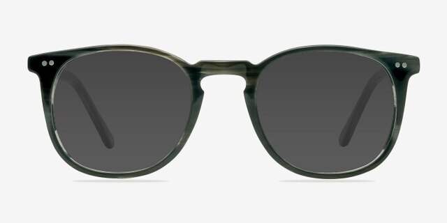 Shade Striped Granite AcetateEyeglass Frames from EyeBuyDirect, with Tinted Lenses