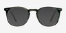 Shade Striped Granite AcetateEyeglass Frames from EyeBuyDirect, with Tinted Lenses