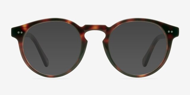 Theory Warm Tortoise AcétateMontures de lunettes de vue d'EyeBuyDirect, Avec des Verres Teintés