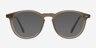 Prism Taupe AcetateEyeglass Frames from EyeBuyDirect, with Tinted Lenses