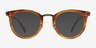 Nostalgia Cinnamon AcetateEyeglass Frames from EyeBuyDirect, with Tinted Lenses