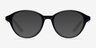 Amuse Noir AcétateMontures de lunettes de vue d'EyeBuyDirect, Avec des Verres Teintés