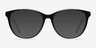 Level Noir AcétateMontures de lunettes de vue d'EyeBuyDirect, Avec des Verres Teintés
