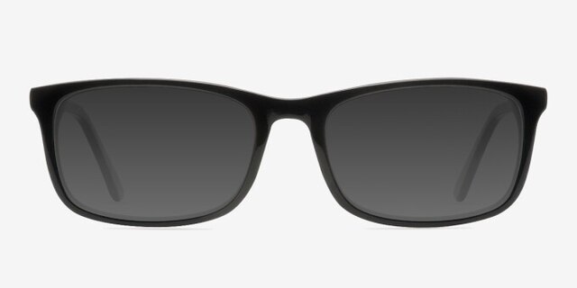 Merry Black AcetateEyeglass Frames from EyeBuyDirect, with Tinted Lenses
