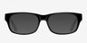 Ideal Black AcetateEyeglass Frames from EyeBuyDirect, with Tinted Lenses