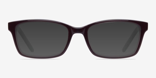 Velvet Purple AcetateEyeglass Frames from EyeBuyDirect, with Tinted Lenses