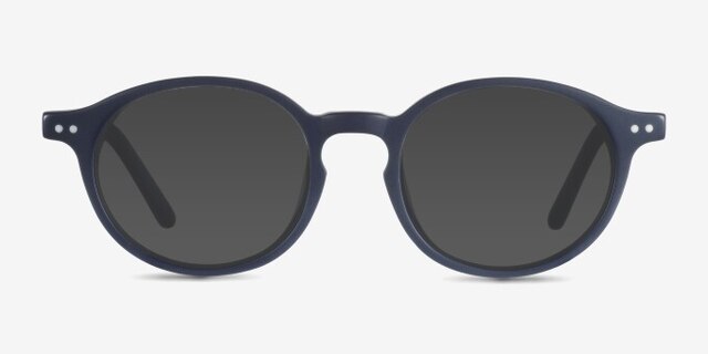 Sophie Navy AcetateEyeglass Frames from EyeBuyDirect, with Tinted Lenses