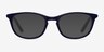 Valentin Navy AcetateEyeglass Frames from EyeBuyDirect, with Tinted Lenses