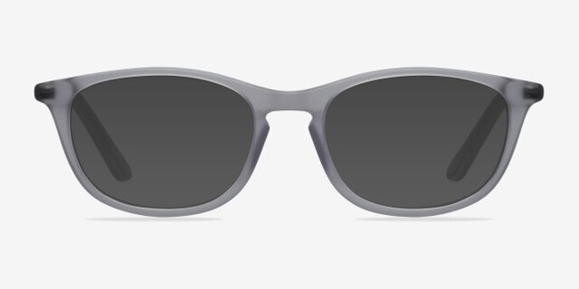 Valentin Clear & Gray AcetateEyeglass Frames from EyeBuyDirect, with Tinted Lenses