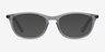 Valentin Clear & Gray AcetateEyeglass Frames from EyeBuyDirect, with Tinted Lenses