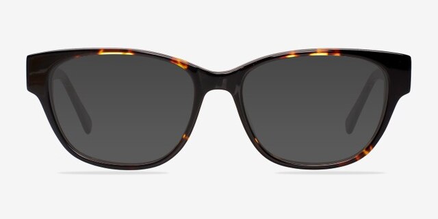 Berlin Tortoise AcetateEyeglass Frames from EyeBuyDirect, with Tinted Lenses