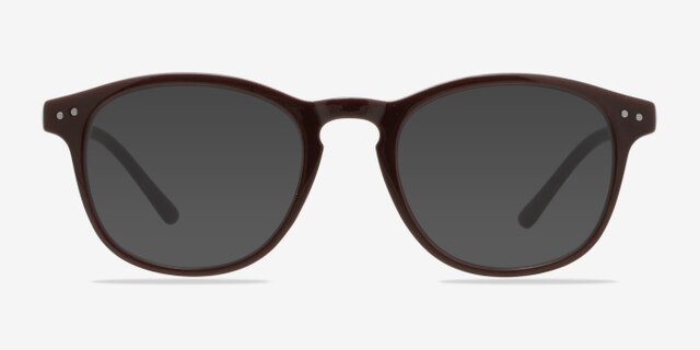 Instant Crush Red PlasticEyeglass Frames from EyeBuyDirect, with Tinted Lenses