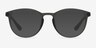 Muse Matte Gray PlastiqueMontures de lunettes de vue d'EyeBuyDirect, Avec des Verres Teintés