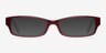 Mara Red AcetateEyeglass Frames from EyeBuyDirect, with Tinted Lenses