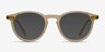 Kyoto Clear Yellow AcetateEyeglass Frames from EyeBuyDirect, with Tinted Lenses