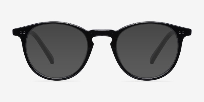 Kyoto Round Black Full Rim Eyeglasses | Eyebuydirect Canada
