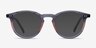 Kyoto Gray Clear AcetateEyeglass Frames from EyeBuyDirect, with Tinted Lenses