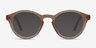 Dreamy Matte Brown AcetateEyeglass Frames from EyeBuyDirect, with Tinted Lenses