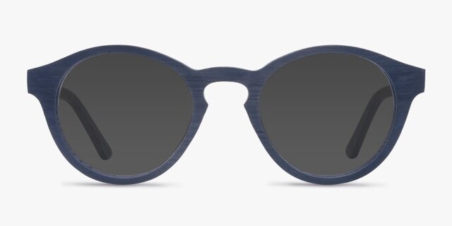 Dreamy Blue AcetateEyeglass Frames from EyeBuyDirect, with Tinted Lenses