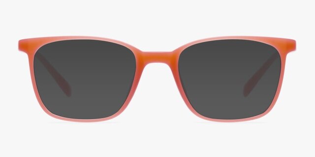 Champ Matte Peach PlasticEyeglass Frames from EyeBuyDirect, with Tinted Lenses