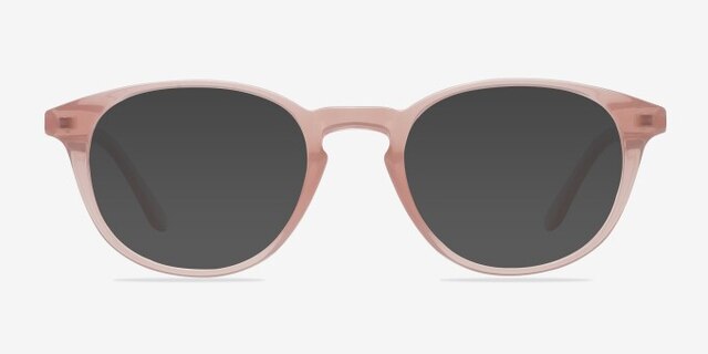 Sea Breeze Pink PlasticEyeglass Frames from EyeBuyDirect, with Tinted Lenses