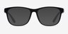 Milo Matte Black PlasticEyeglass Frames from EyeBuyDirect, with Tinted Lenses