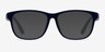 Milo Matte Navy PlastiqueMontures de lunettes de vue d'EyeBuyDirect, Avec des Verres Teintés