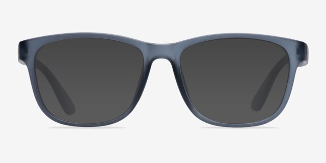 Milo Matte Gray PlastiqueMontures de lunettes de vue d'EyeBuyDirect, Avec des Verres Teintés