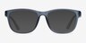 Milo Matte Gray PlastiqueMontures de lunettes de vue d'EyeBuyDirect, Avec des Verres Teintés