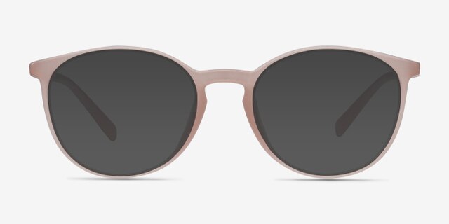 Dinah Matte Pink PlasticEyeglass Frames from EyeBuyDirect, with Tinted Lenses