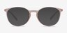 Dinah Matte Pink PlasticEyeglass Frames from EyeBuyDirect, with Tinted Lenses