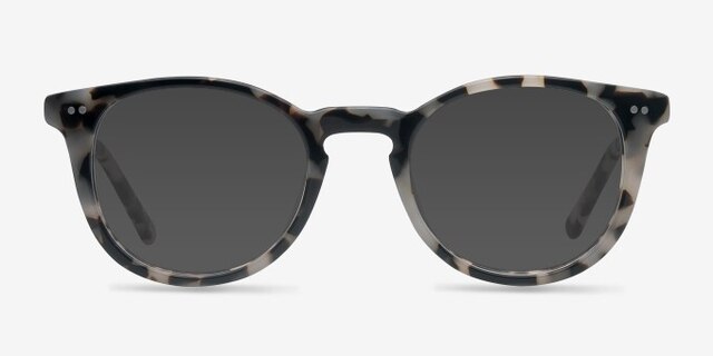 Aurora Flecked Ivory AcetateEyeglass Frames from EyeBuyDirect, with Tinted Lenses