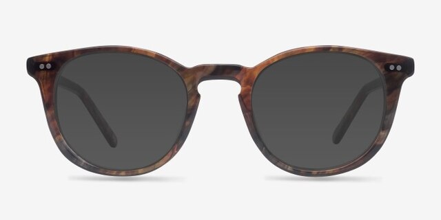 Aurora Marbled Havana AcetateEyeglass Frames from EyeBuyDirect, with Tinted Lenses