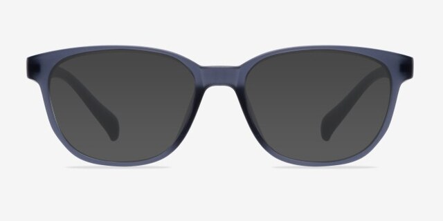 Moody Matte Gray PlastiqueMontures de lunettes de vue d'EyeBuyDirect, Avec des Verres Teintés