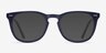 Providence Matte Navy AcetateEyeglass Frames from EyeBuyDirect, with Tinted Lenses
