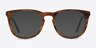 Providence Brown Striped AcetateEyeglass Frames from EyeBuyDirect, with Tinted Lenses
