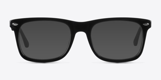Sam Black AcetateEyeglass Frames from EyeBuyDirect, with Tinted Lenses