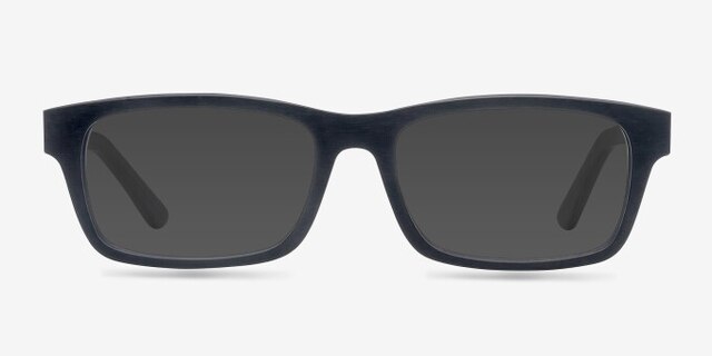 Emory Black PlasticEyeglass Frames from EyeBuyDirect, with Tinted Lenses