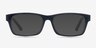 Emory Black PlasticEyeglass Frames from EyeBuyDirect, with Tinted Lenses