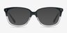 Escapee Black & Clear AcetateEyeglass Frames from EyeBuyDirect, with Tinted Lenses