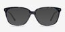 Escapee Gray Floral AcetateEyeglass Frames from EyeBuyDirect, with Tinted Lenses