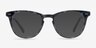 Flume Gray Floral AcetateEyeglass Frames from EyeBuyDirect, with Tinted Lenses