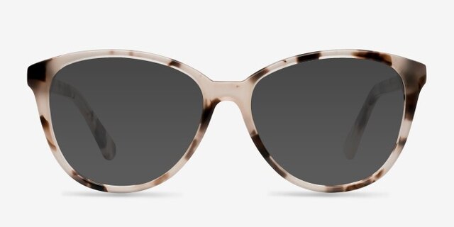 Hepburn Écaille ivoire AcétateMontures de lunettes de vue d'EyeBuyDirect, Avec des Verres Teintés