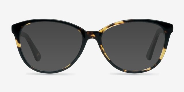Hepburn Tortoise AcetateEyeglass Frames from EyeBuyDirect, with Tinted Lenses
