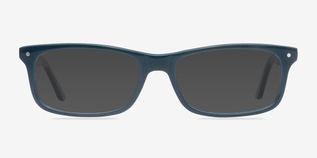 Mandi Teal AcétateMontures de lunettes de vue d'EyeBuyDirect, Avec des Verres Teintés