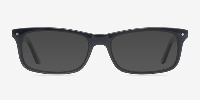 Mandi Black AcetateEyeglass Frames from EyeBuyDirect, with Tinted Lenses